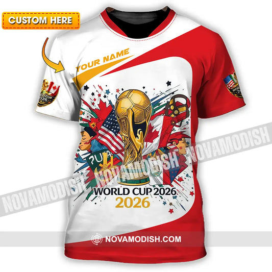 Unisex Shirt - Custom FIFA World Cup 2026 3D Shirt T-shirt