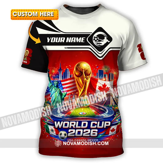 Unisex Shirt - Custom FIFA World Cup 2026 3D Shirt T-shirt