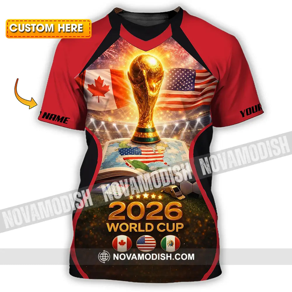 Unisex Shirt - Custom FIFA World Cup 2026 3D Shirt T-shirt