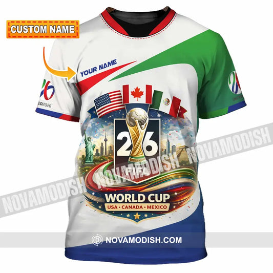 Unisex Shirt - Custom Fifa World Cup 2026 3D Shirt T-shirt