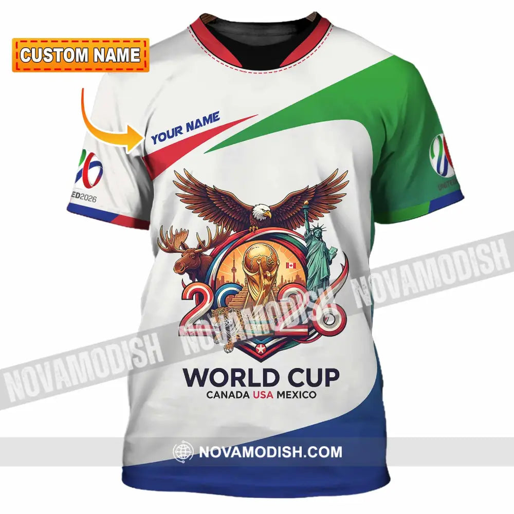 Unisex Shirt - Custom Fifa World Cup 2026 3D Shirt T-shirt