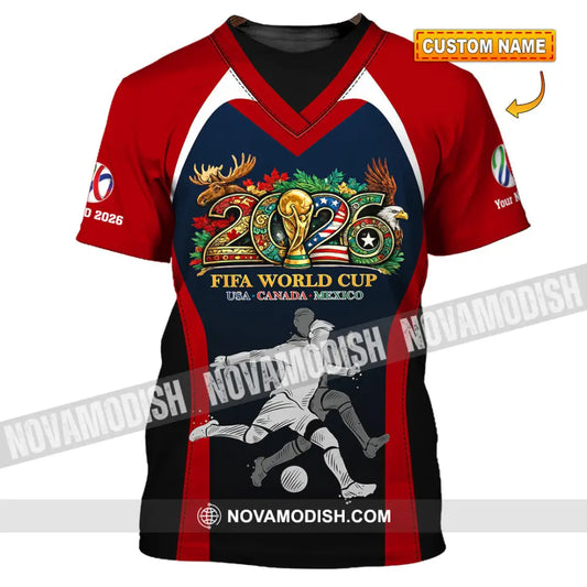 Unisex Shirt - Custom Fifa World Cup 2026 3D Shirt - T-shirt