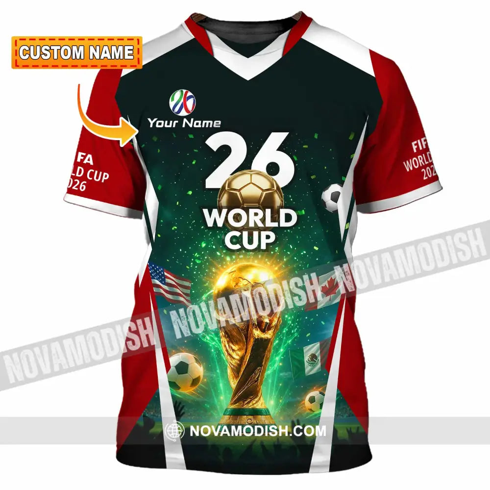 Unisex Shirt - Custom Fifa World Cup 2026 3D Shirt T-shirt