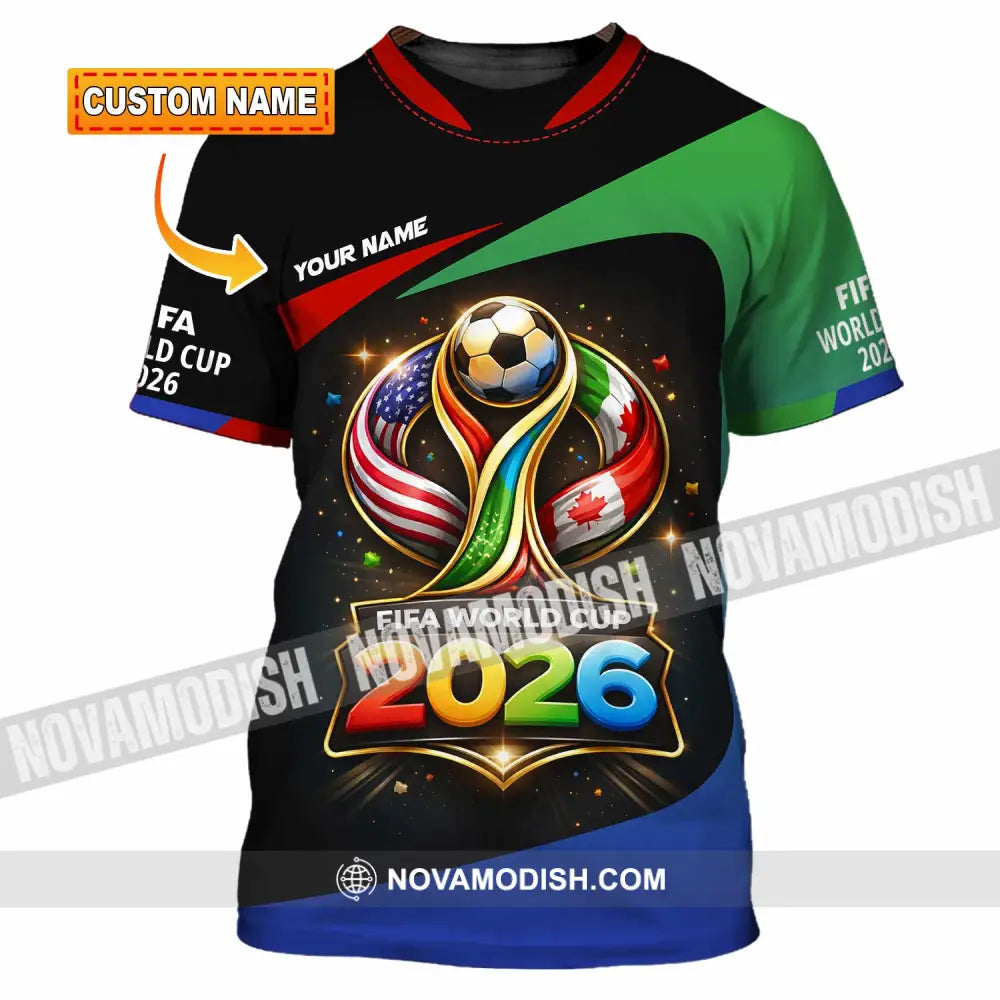 Unisex Shirt - Custom Fifa World Cup 2026 3D Shirt - T-shirt