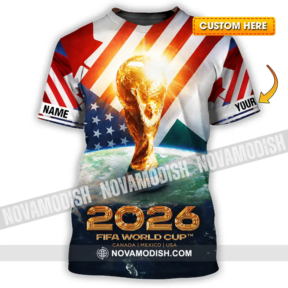 Unisex Shirt - Custom Fifa World Cup 2026 3D Shirt T-shirt