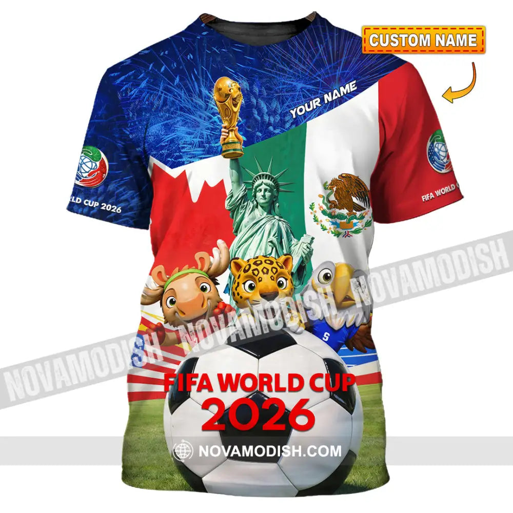 Unisex Shirt - Custom FIFA World Cup 2026 3D Shirt T-shirt