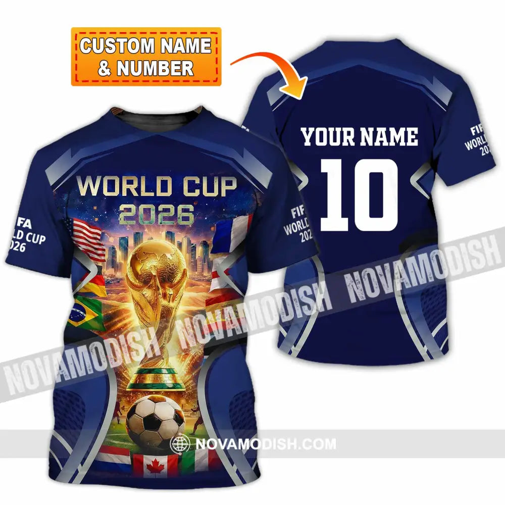 Unisex Shirt - Custom FIFA World Cup 2026 3D Shirt T-shirt