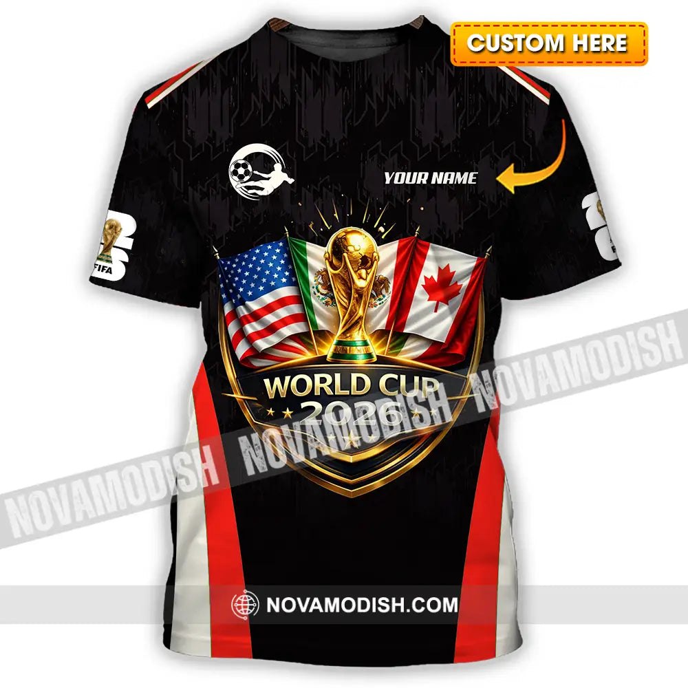 Unisex Shirt - Custom FIFA World Cup 2026 3D Shirt T-shirt