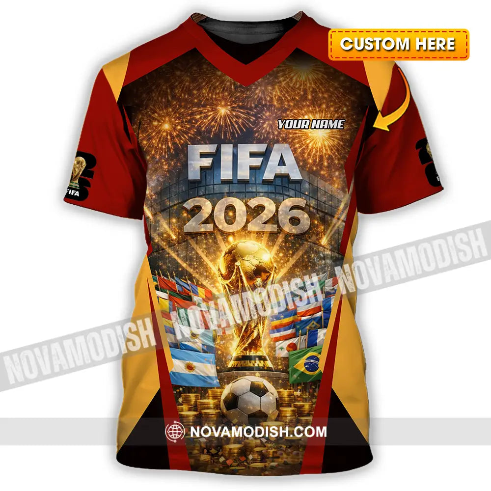 Unisex Shirt - Custom FIFA World Cup 2026 3D Shirt T-shirt