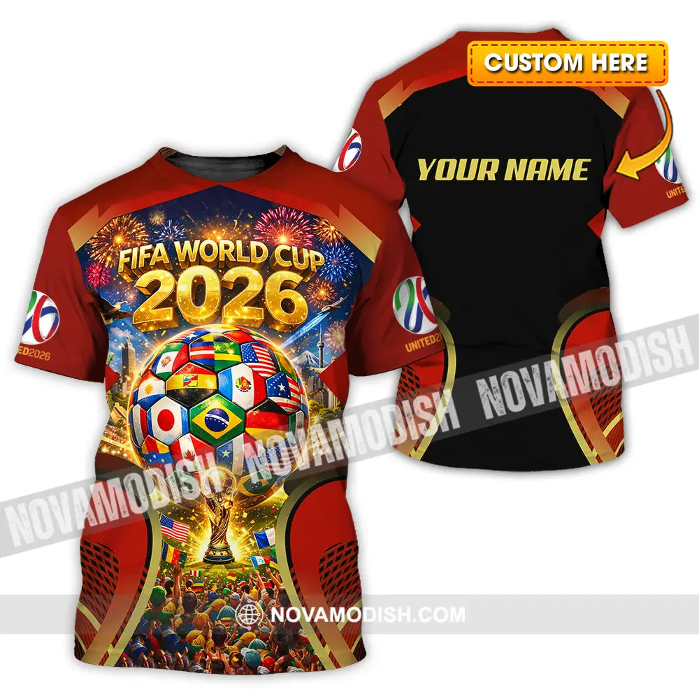 Unisex Shirt - Custom FIFA World Cup 2026 3D Shirt T-shirt