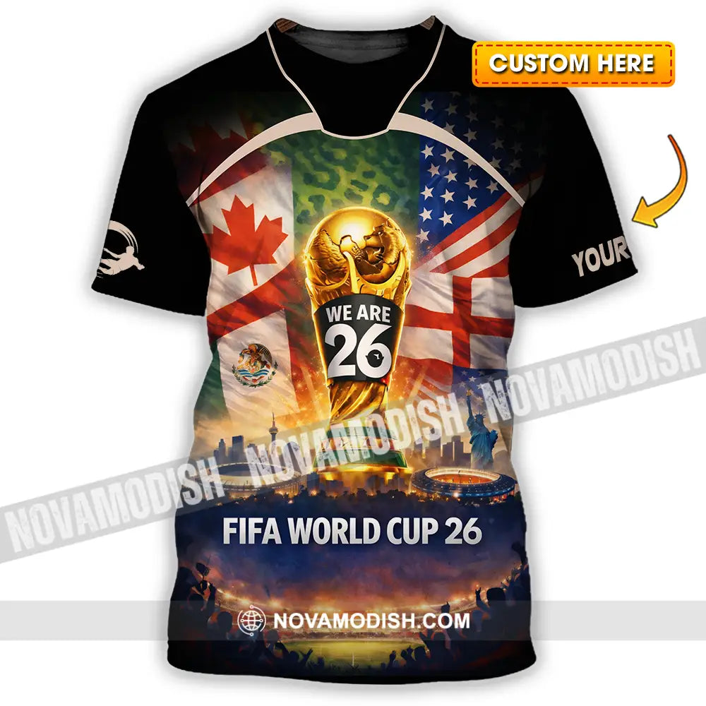 Unisex Shirt - Custom FIFA World Cup 2026 3D Shirt T-shirt