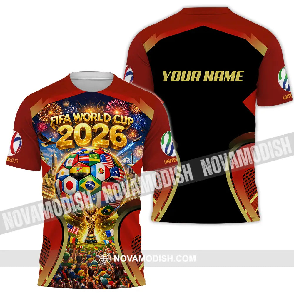 Unisex Shirt - Custom FIFA World Cup 2026 3D Shirt T-Shirt / S T-shirt
