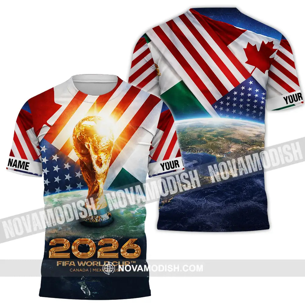 Unisex Shirt - Custom Fifa World Cup 2026 3D Shirt T-Shirt / S T-shirt