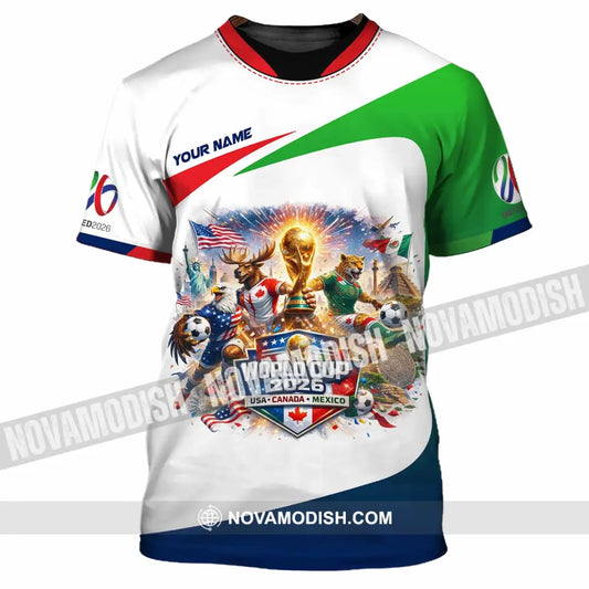 Unisex Shirt - Custom FIFA World Cup 2026 3D Shirt T-Shirt / S T-shirt