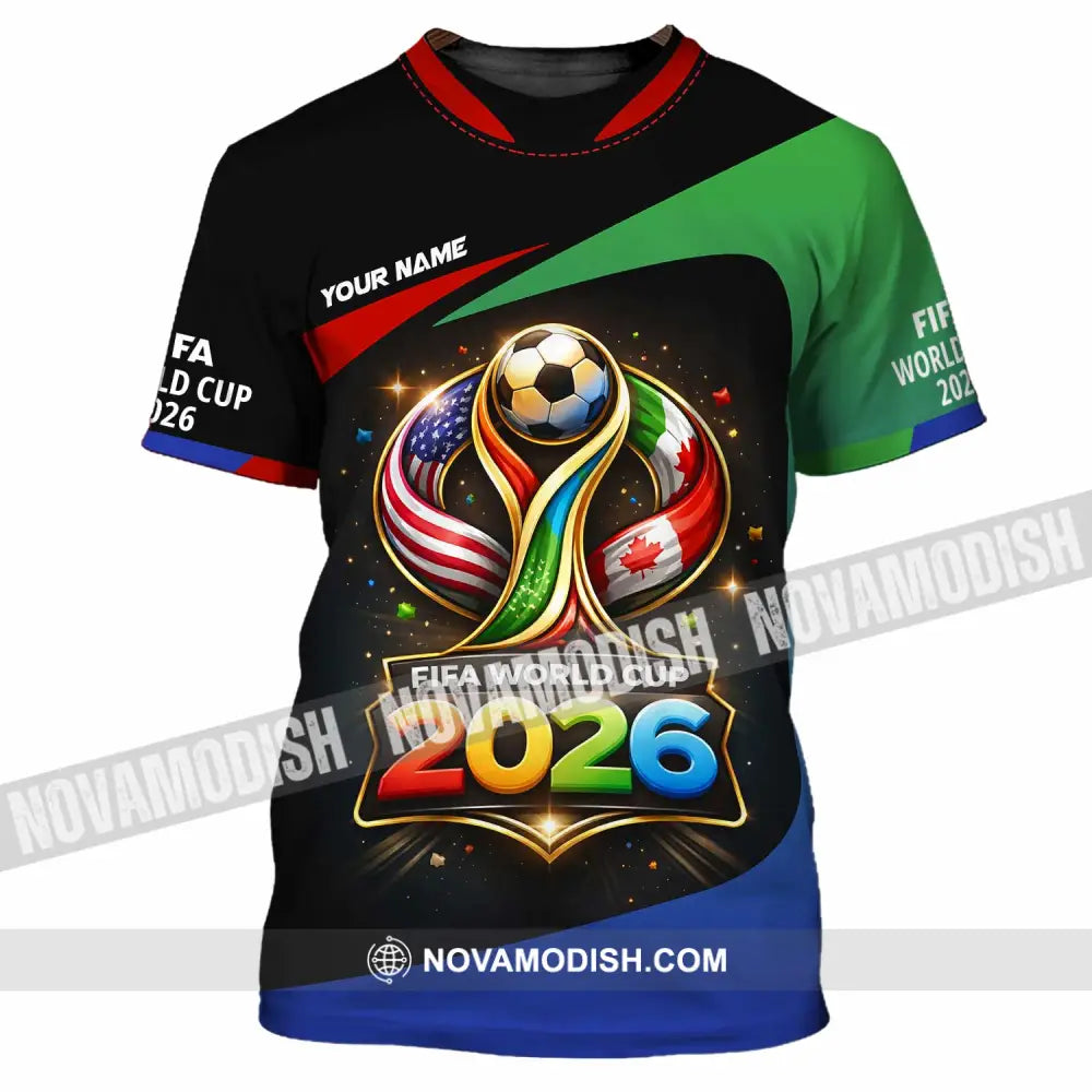 Unisex Shirt - Custom Fifa World Cup 2026 3D Shirt - T-Shirt / S - T-shirt
