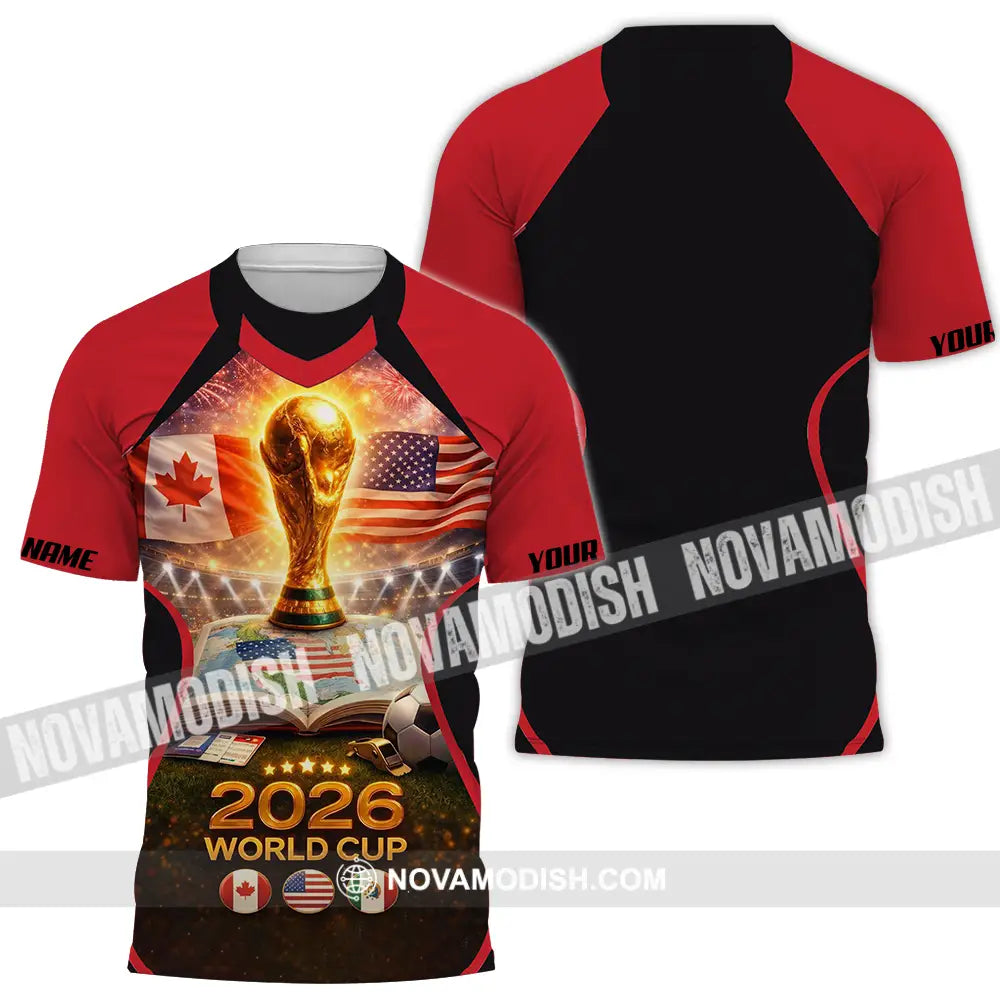 Unisex Shirt - Custom FIFA World Cup 2026 3D Shirt T-Shirt / S T-shirt