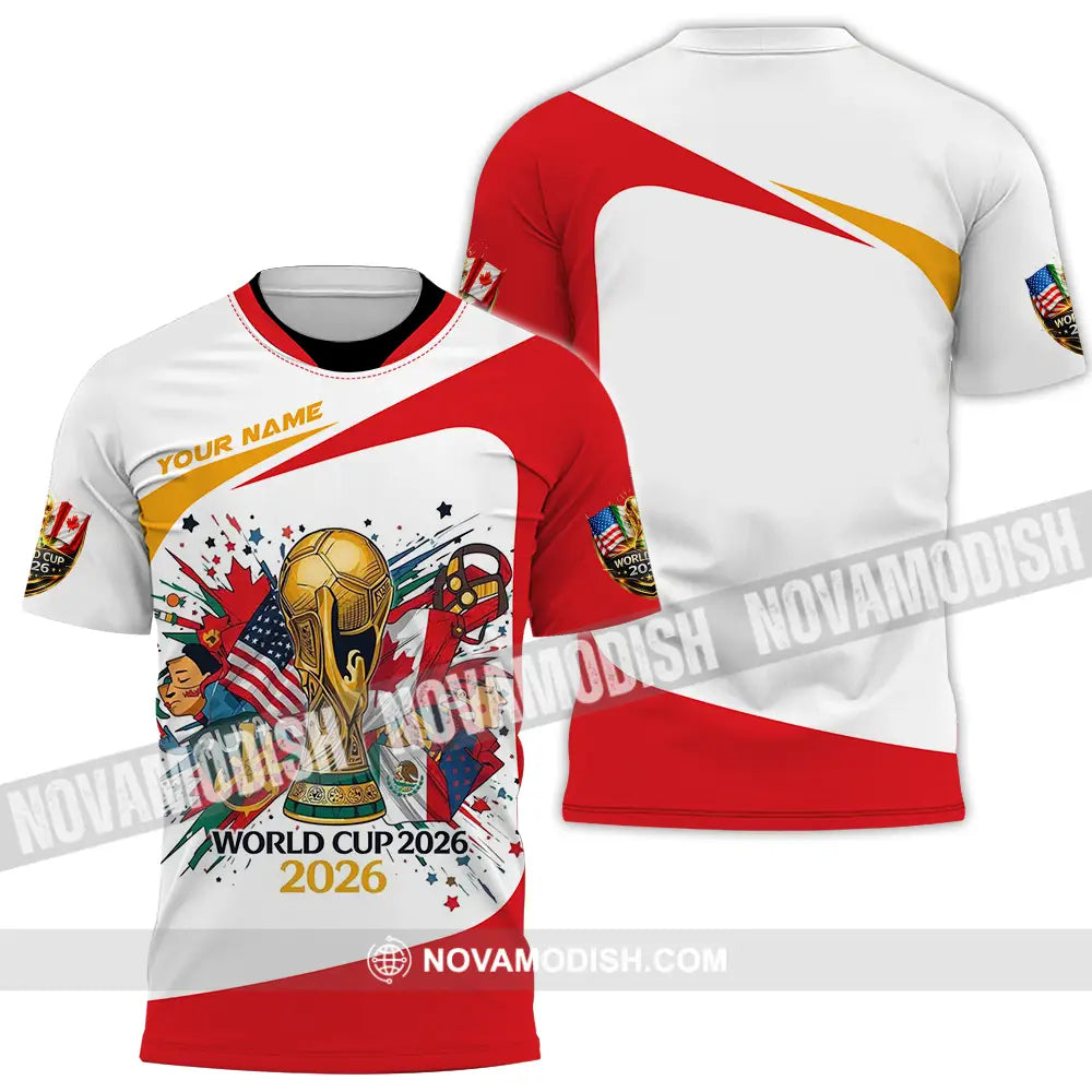 Unisex Shirt - Custom FIFA World Cup 2026 3D Shirt T-Shirt / S T-shirt