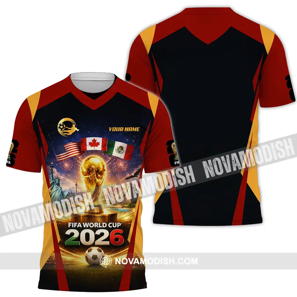 Unisex Shirt - Custom Fifa World Cup 2026 3D Shirt T-Shirt / S T-shirt