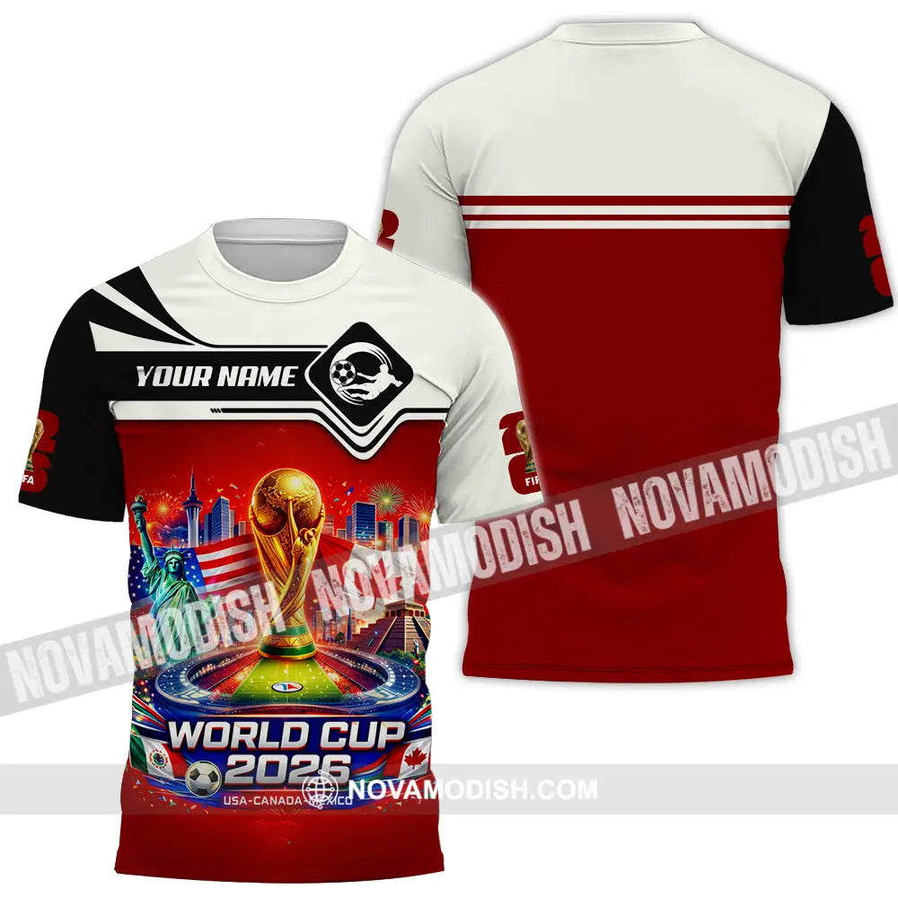 Unisex Shirt - Custom FIFA World Cup 2026 3D Shirt T-Shirt / S T-shirt