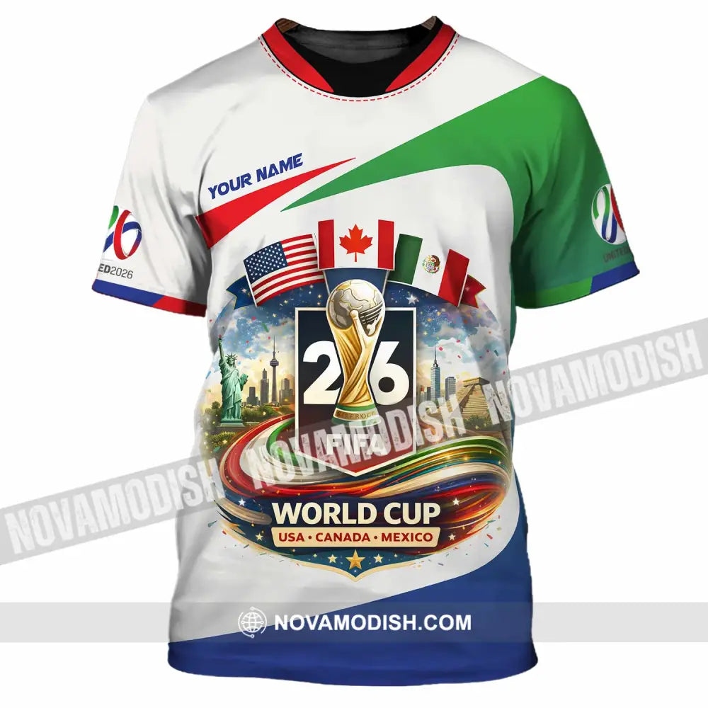 Unisex Shirt - Custom Fifa World Cup 2026 3D Shirt T-Shirt / S T-shirt