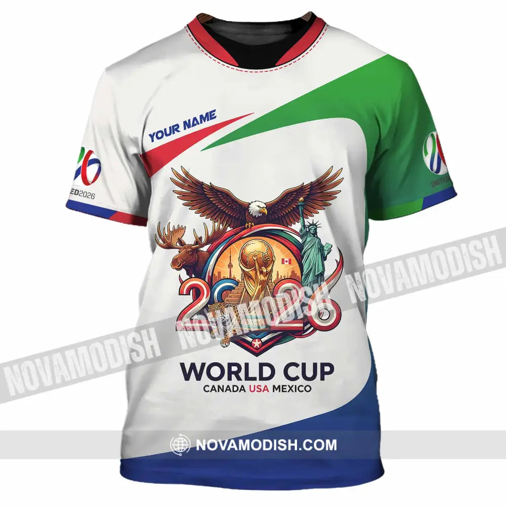 Unisex Shirt - Custom Fifa World Cup 2026 3D Shirt T-Shirt / S T-shirt