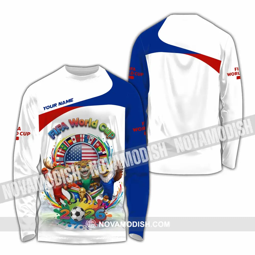 Unisex Shirt - Custom Fifa World Cup 2026 Shirt - Long Sleeve Shirt / S - T-shirt