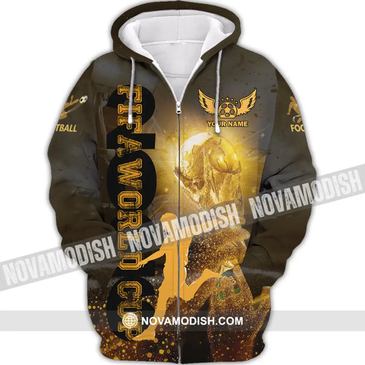 Unisex Shirt - Custom Fifa World Cup 3D Shirt Zipper Hoodie / S T-shirt
