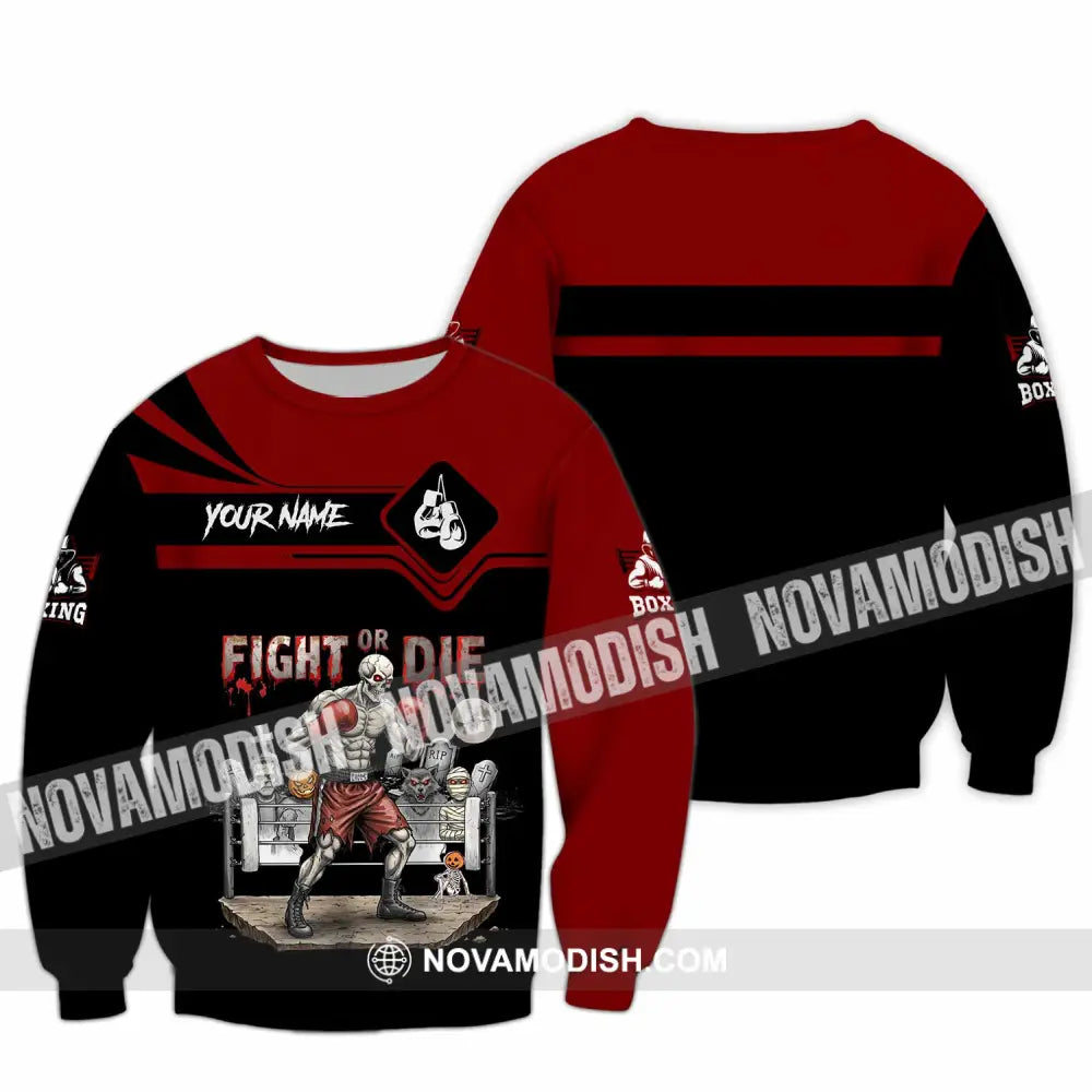 Unisex Shirt - Custom Fight Or Die Shirt Long Sleeve / S T-shirt