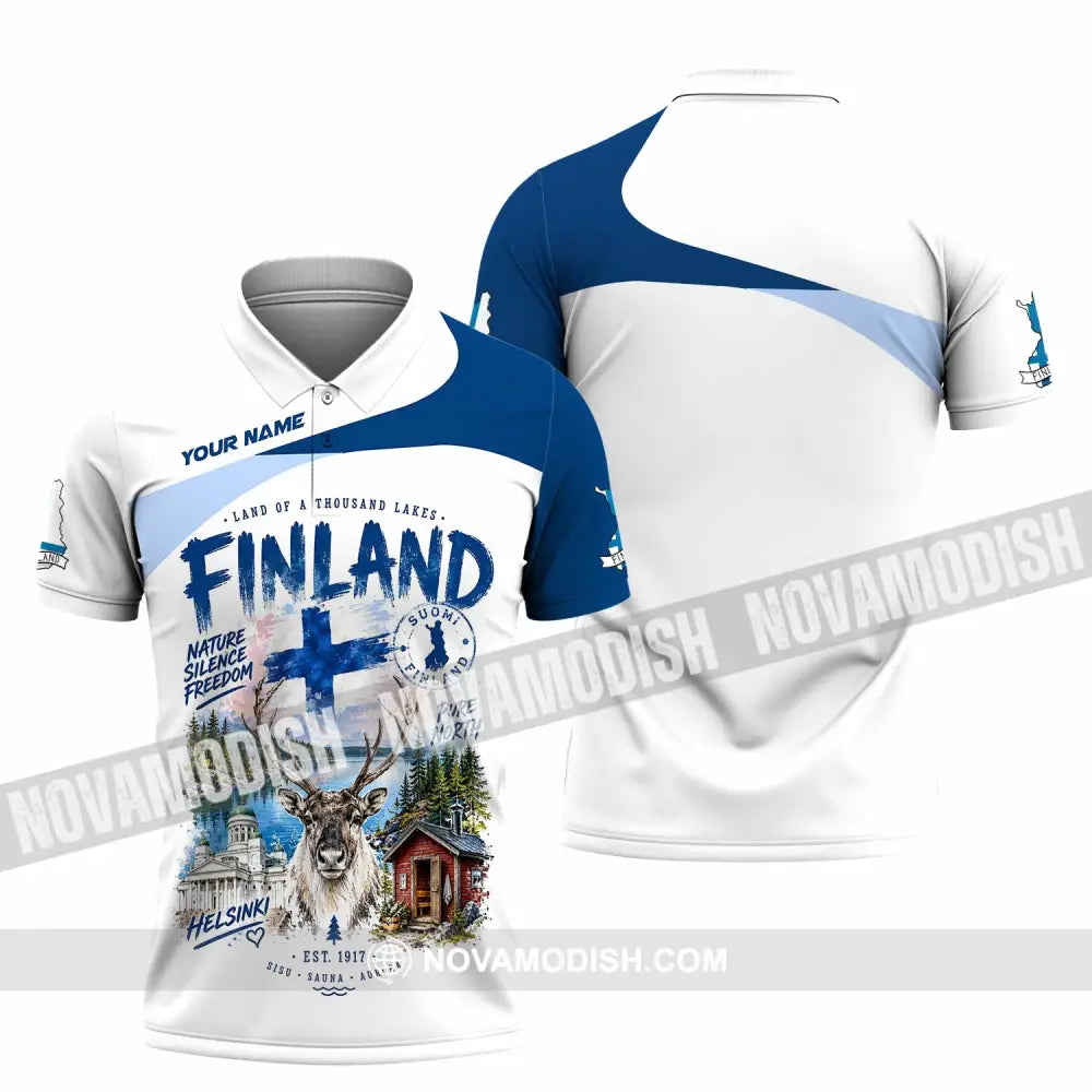 Unisex Shirt - Custom Finland Shirt - Polo Shirt / S - T-shirt