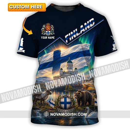 Unisex Shirt - Custom Finland Shirt - T-shirt