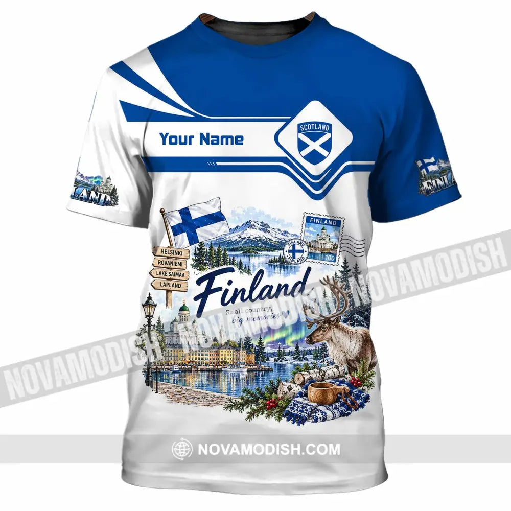 Unisex Shirt - Custom Finland Shirt - T-Shirt / S - T-shirt
