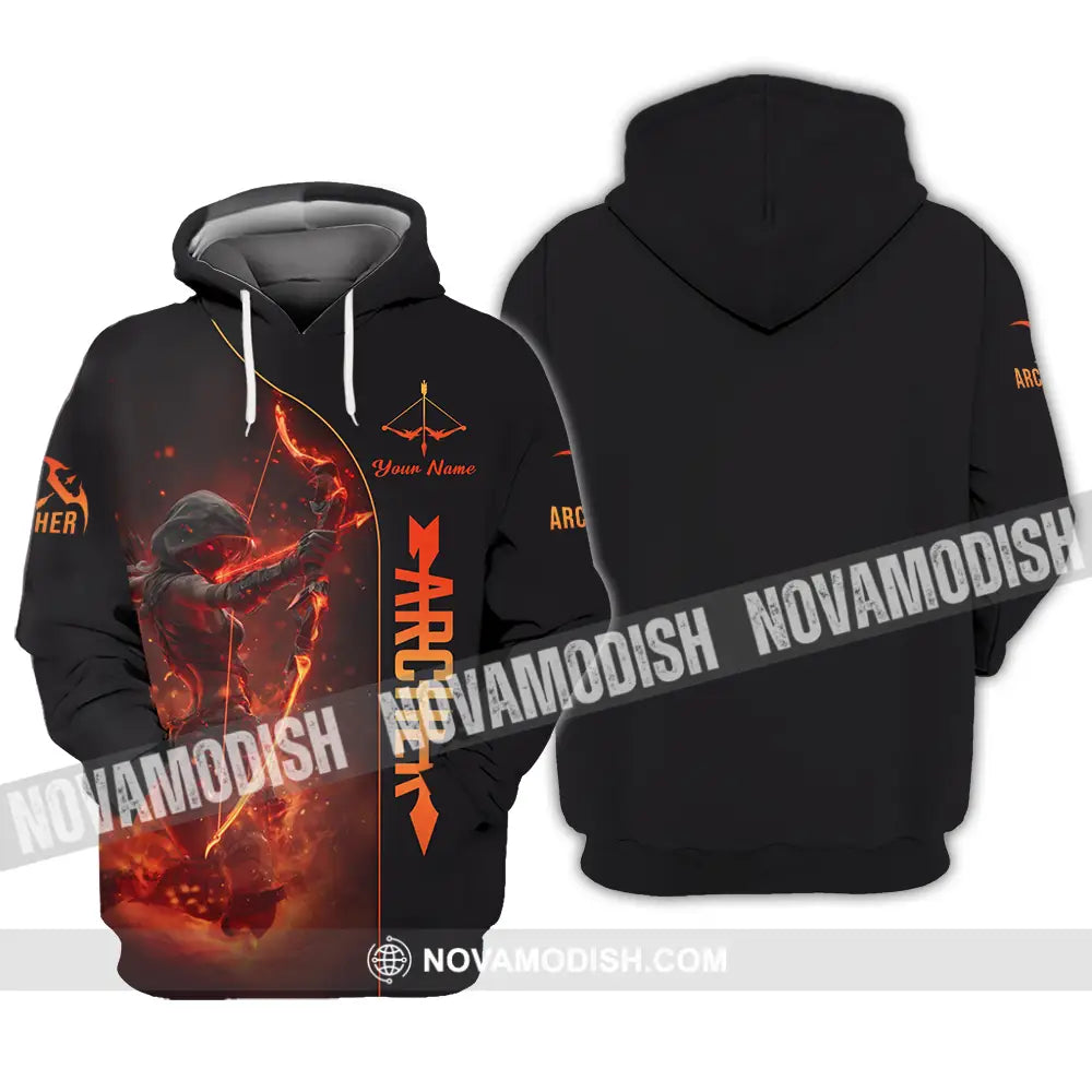 Unisex Shirt - Custom Fire Archery Shirt Hoodie / S T-shirt