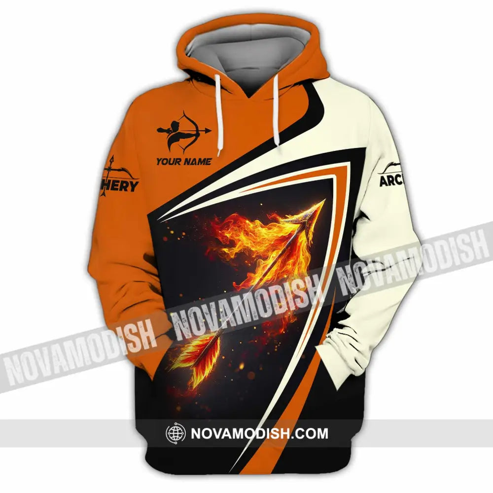 Unisex Shirt - Custom Fire Archery Lover Shirt Hoodie / S T-shirt