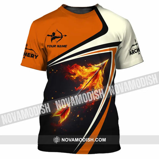 Unisex Shirt - Custom Fire Archery Lover Shirt T-Shirt / S T-shirt