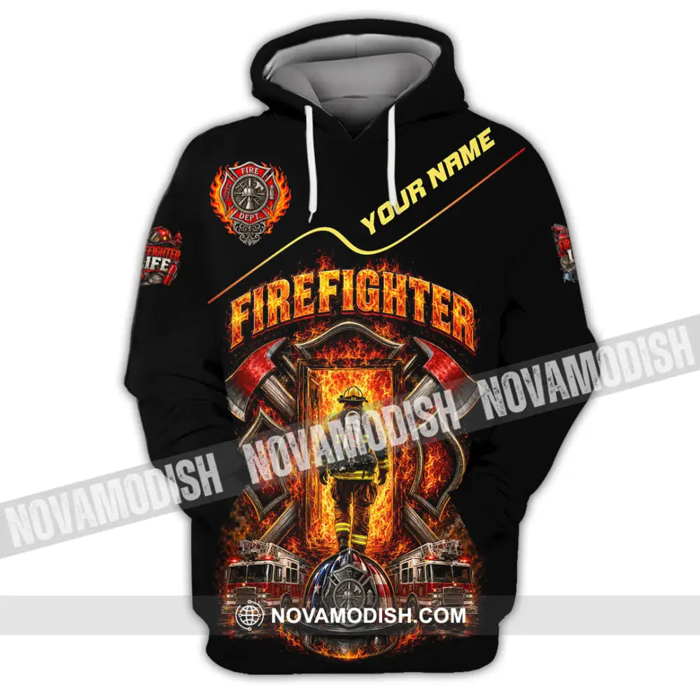 Unisex Shirt - Custom Firefighter Shirt - Hoodie / S - T-shirt