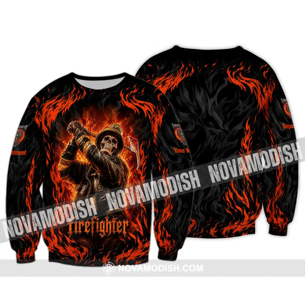 Unisex Shirt - Custom Firefighter Shirt - Long Sleeve / S - T-shirt
