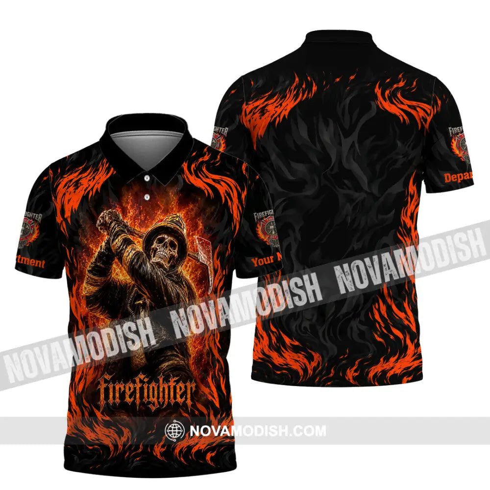 Unisex Shirt - Custom Firefighter Shirt - Polo Shirt / S - T-shirt