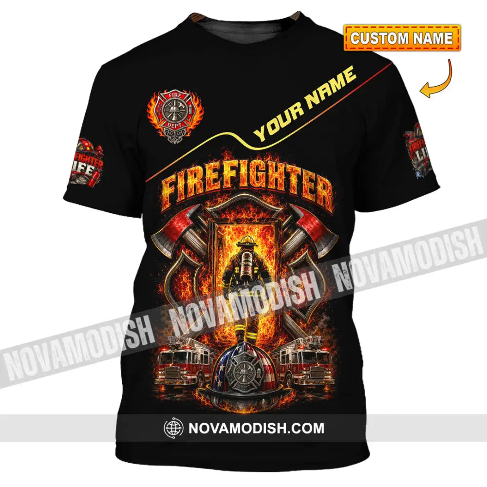 Unisex Shirt - Custom Firefighter Shirt - T-shirt