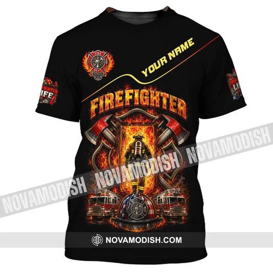 Unisex Shirt - Custom Firefighter Shirt - T-Shirt / S - T-shirt