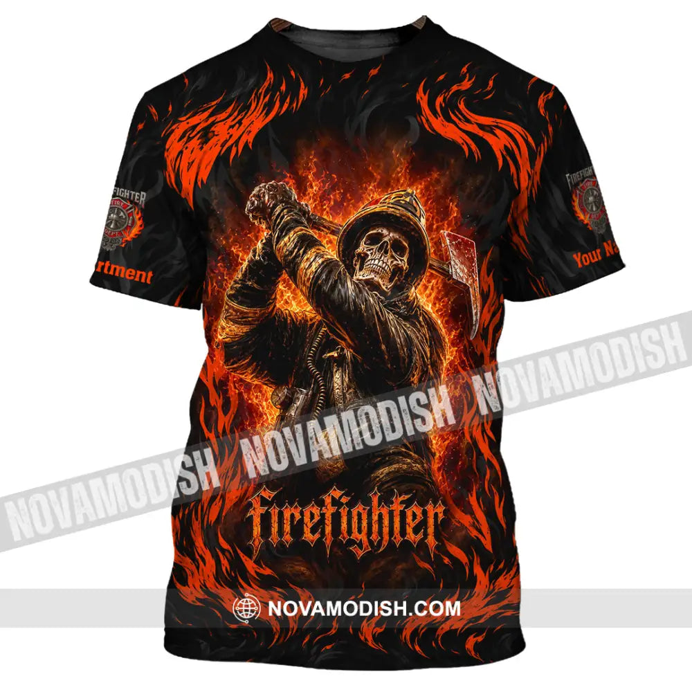 Unisex Shirt - Custom Firefighter Shirt - T-Shirt / S - T-shirt