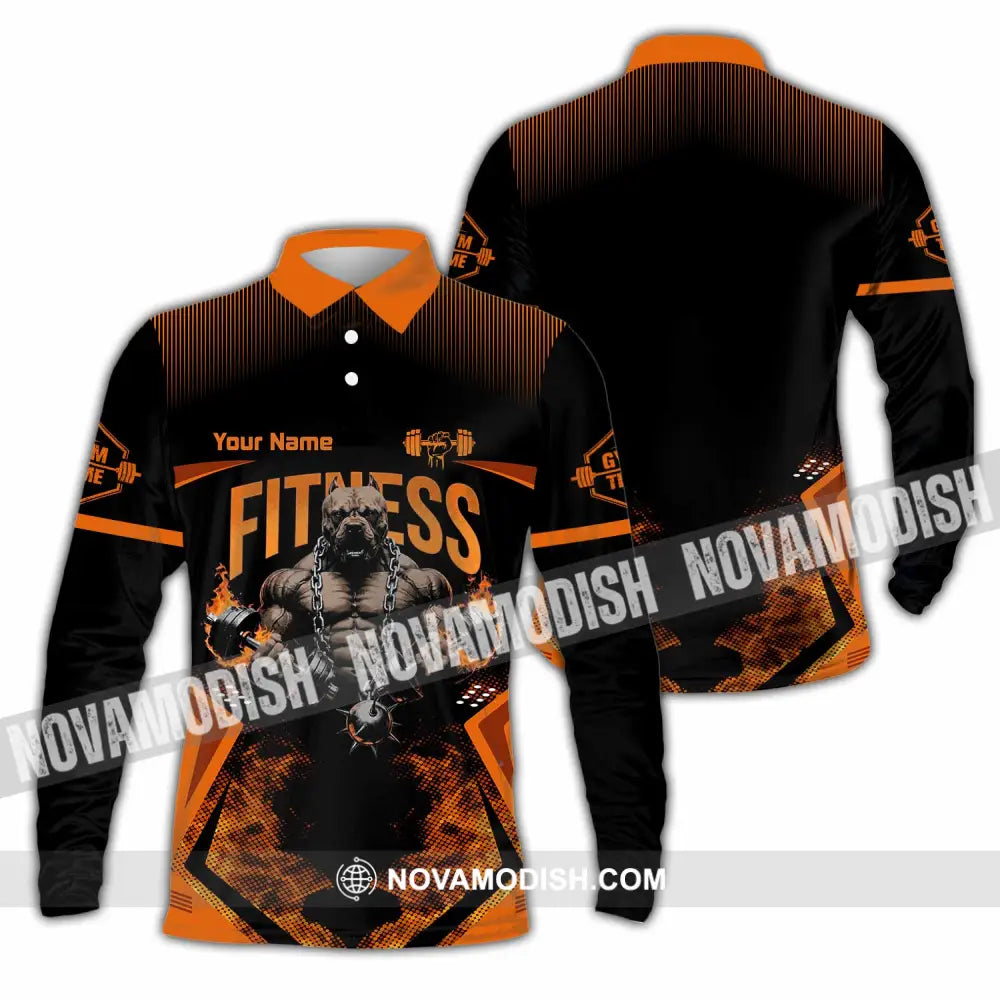 Unisex Shirt - Custom Fitness Shirt - Long Sleeve Polo / S - T-shirt