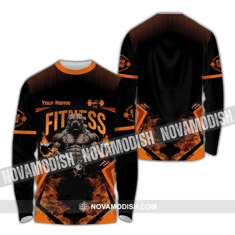 Unisex Shirt - Custom Fitness Shirt - Long Sleeve Shirt / S - T-shirt
