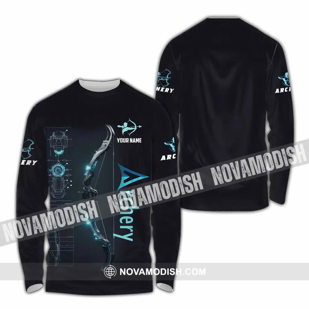 Unisex Shirt - Custom Shirt For Archery Player Long Sleeve Shirt / S T-shirt