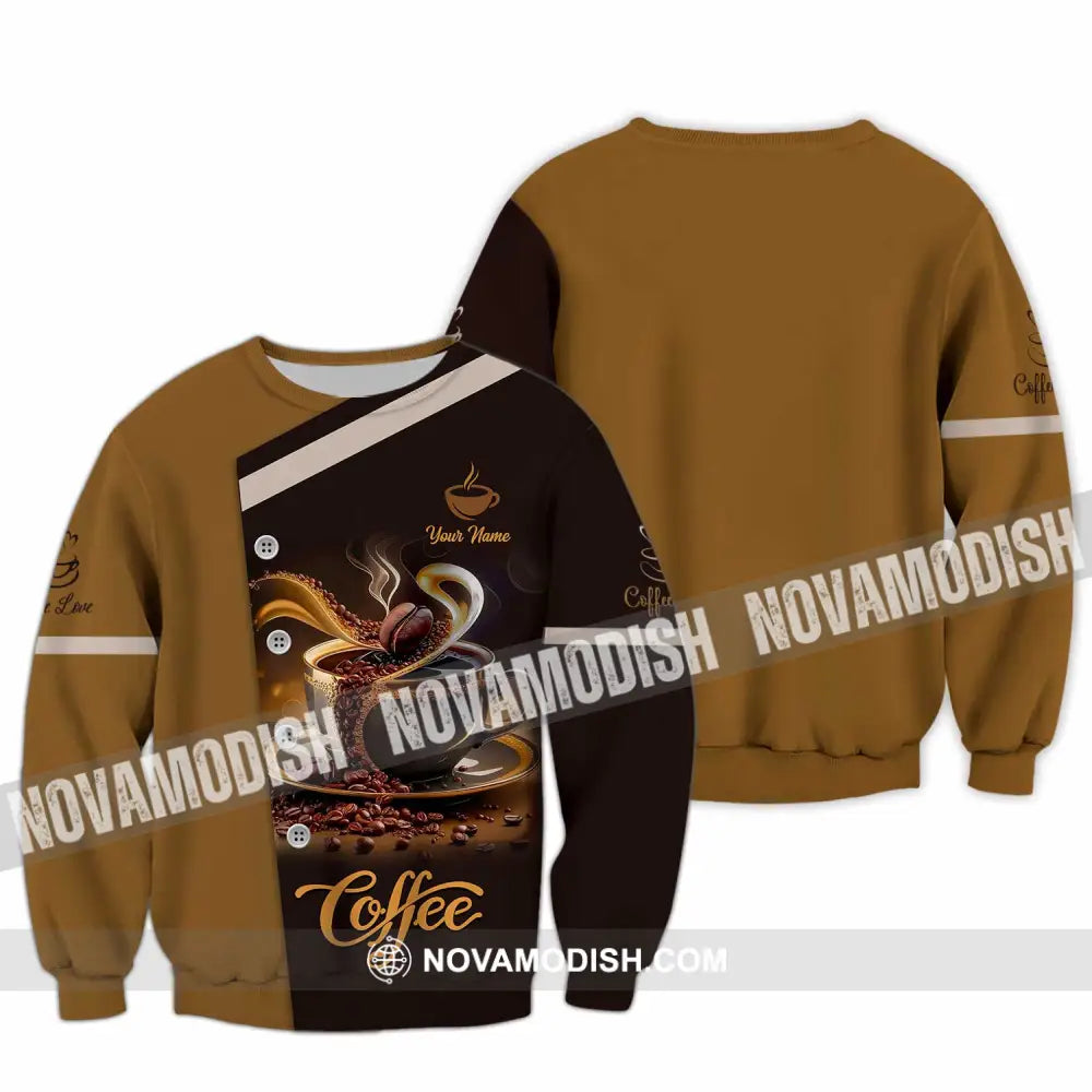 Unisex Shirt - Custom Shirt For Coffee Lover Long Sleeve / S T-shirt