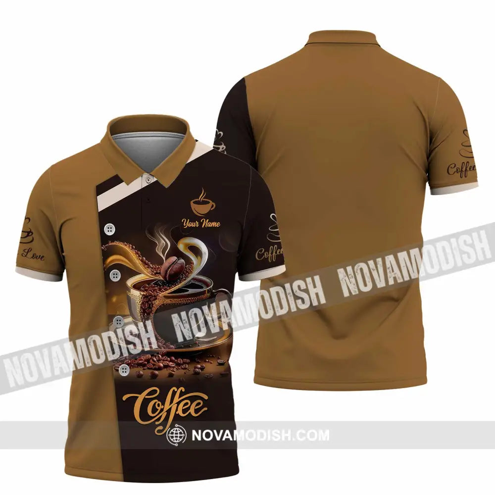Unisex Shirt - Custom Shirt For Coffee Lover Polo Shirt / S T-shirt
