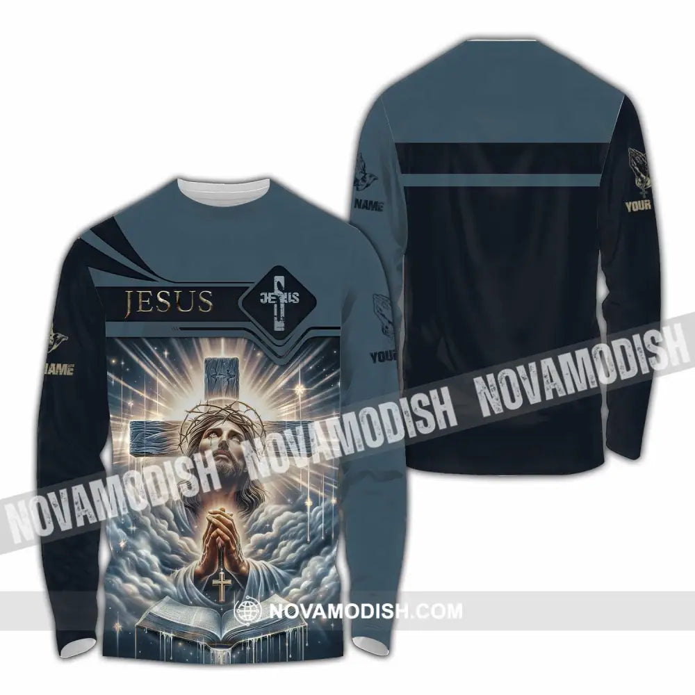 Unisex Shirt - Custom Shirt For Jesus Prayer Long Sleeve Shirt / S T-shirt
