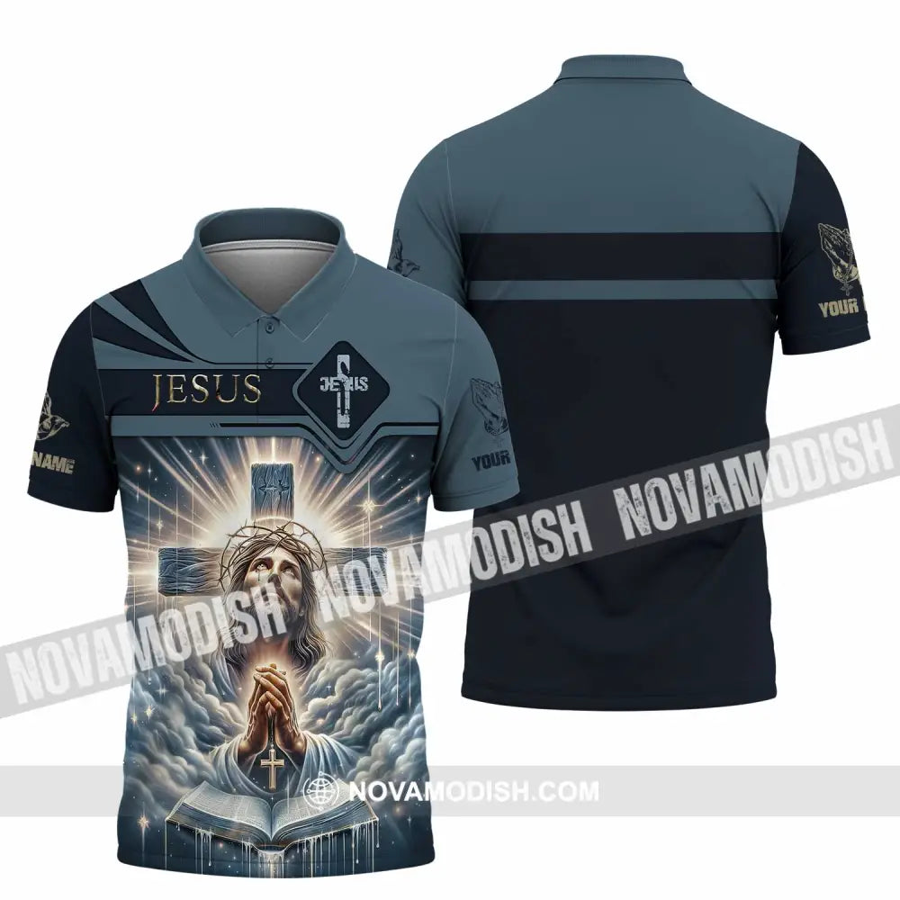 Unisex Shirt - Custom Shirt For Jesus Prayer Polo Shirt / S T-shirt