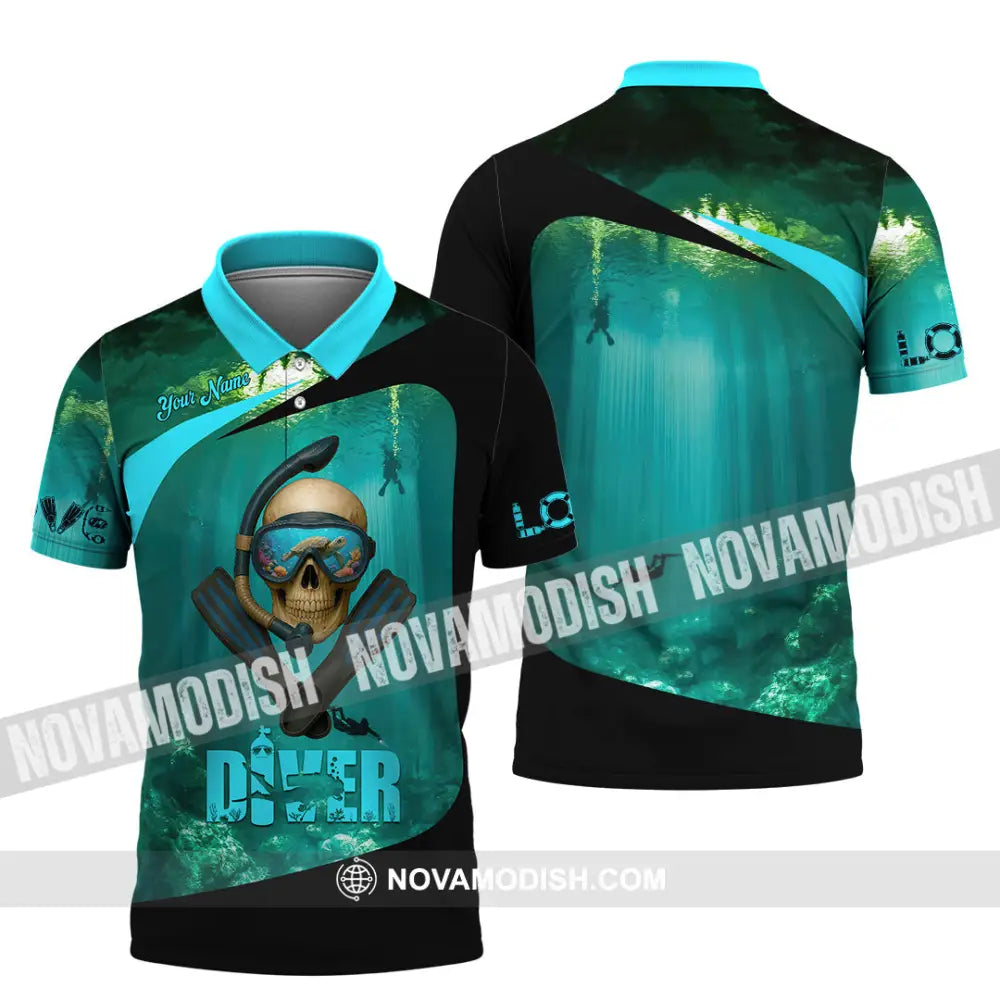 Unisex Shirt - Custom Shirt For Love Diver Polo Shirt / S T-shirt