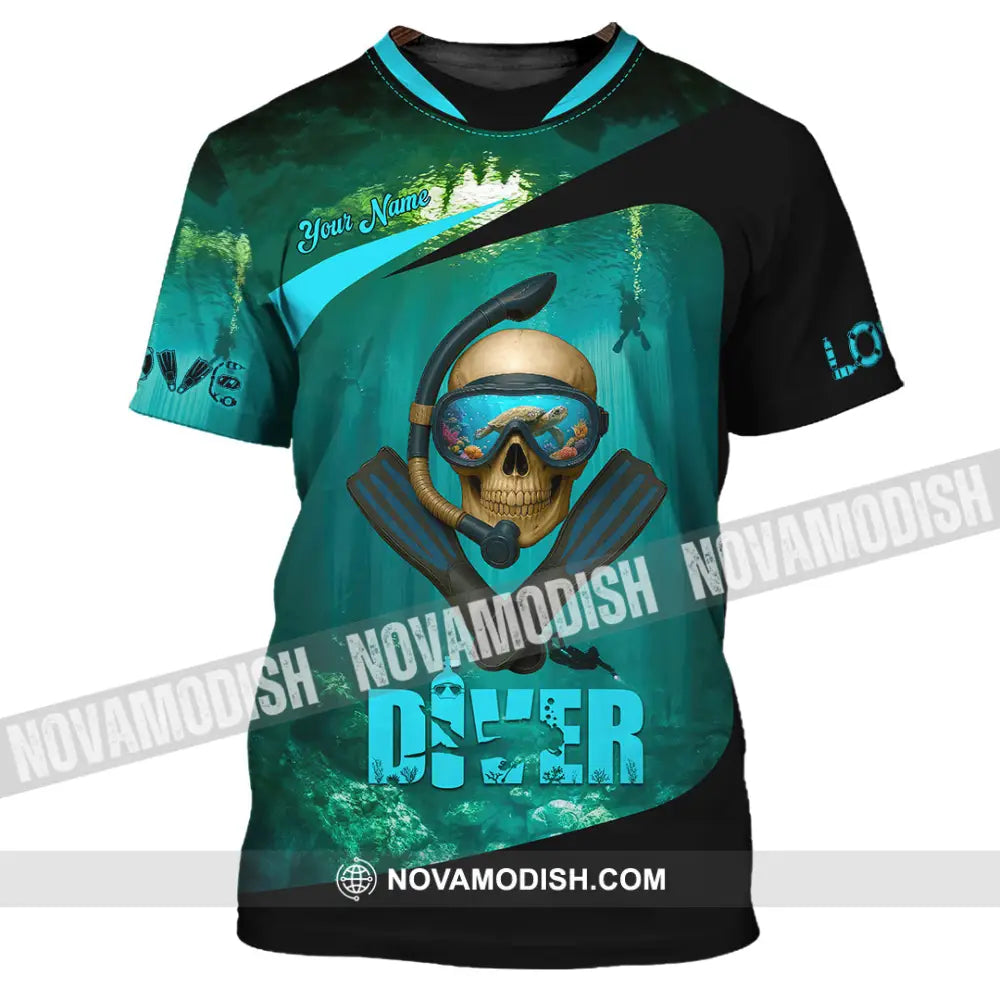 Unisex Shirt - Custom Shirt For Love Diver T-Shirt / S T-shirt