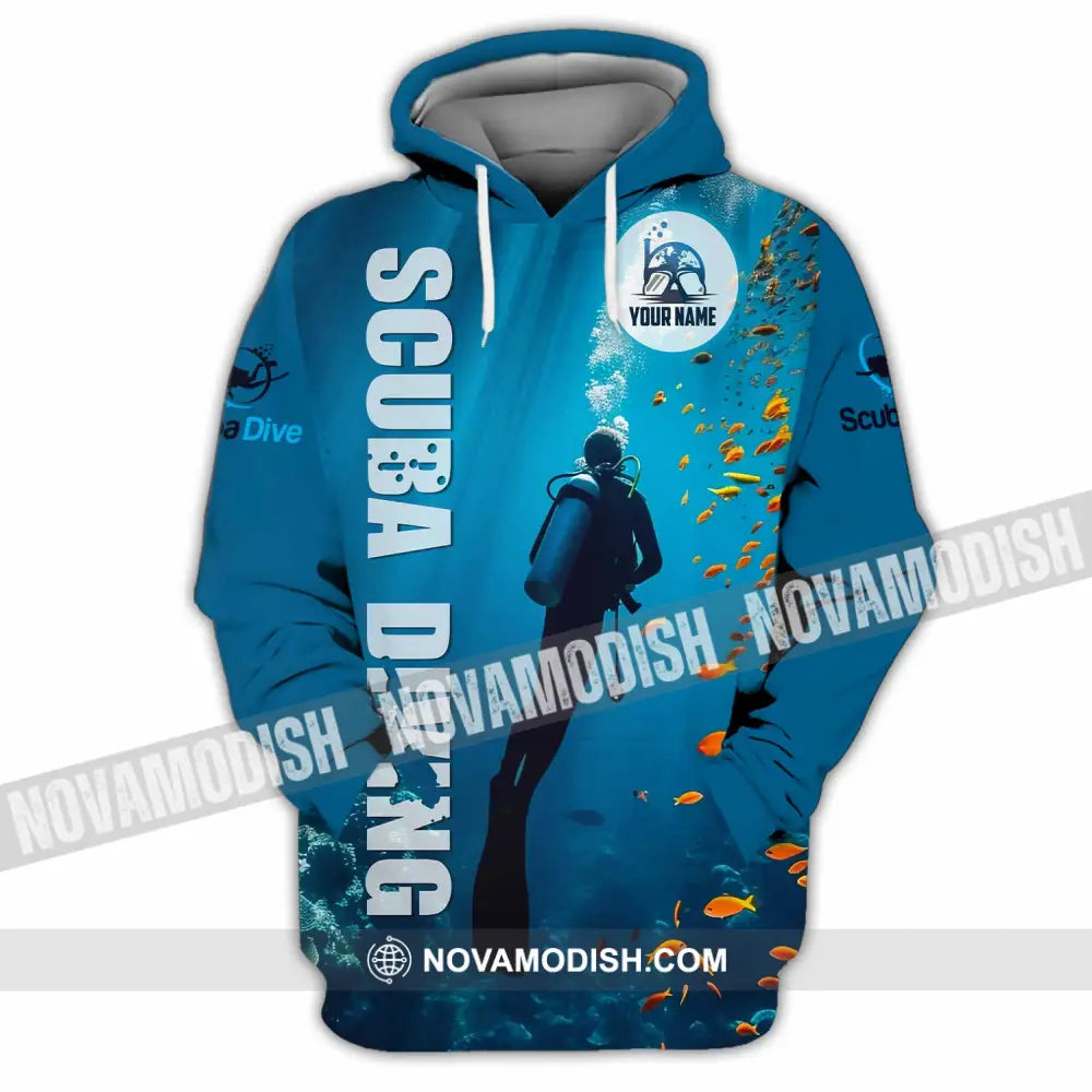 Unisex Shirt - Custom Shirt For Scuba Diving Player Hoodie / S T-shirt